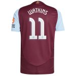 aston villa adidas home authentic shirt 2024-25 with watkins 11 cup printing Collection - Aston Villa Official Store