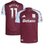 aston villa adidas home authentic shirt 2024-25 with watkins 11 printing Collection - Aston Villa Official Store