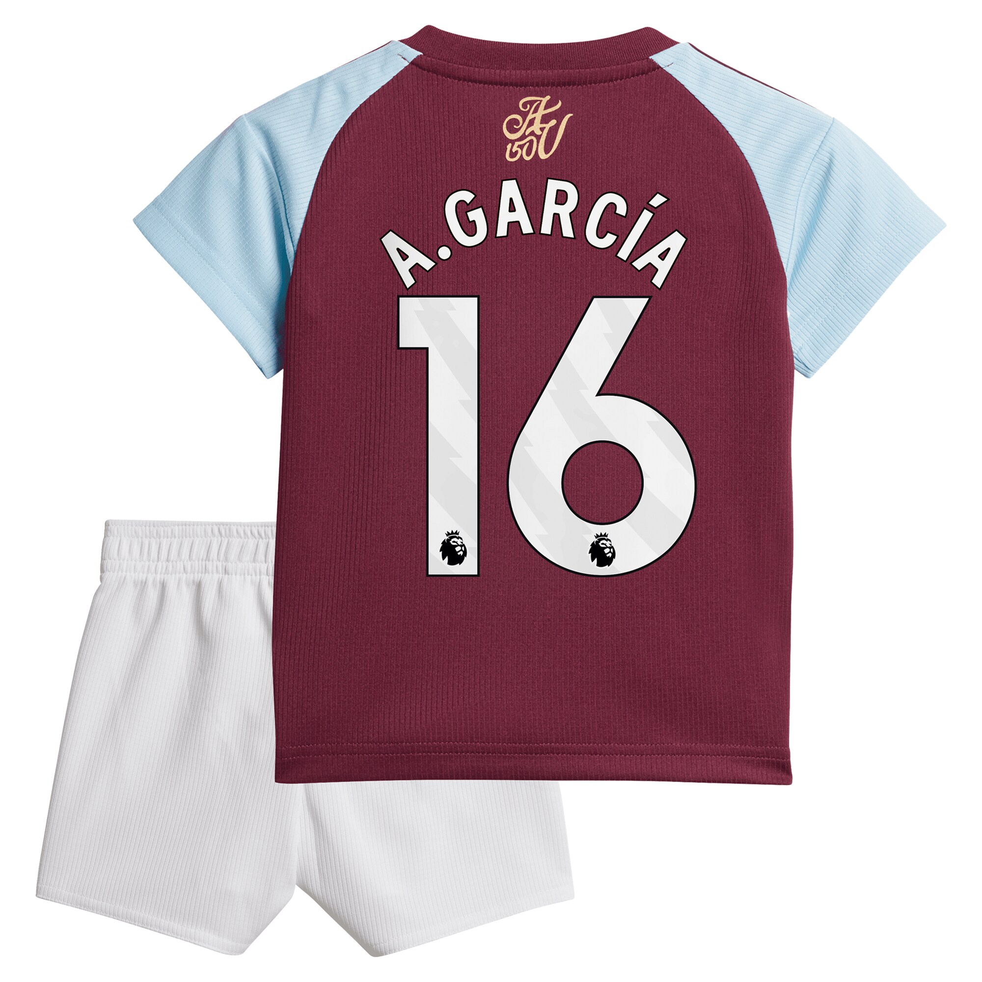 aston villa adidas home baby kit 2024-25 with a.garcía 16 printing Collection - Aston Villa Official Store
