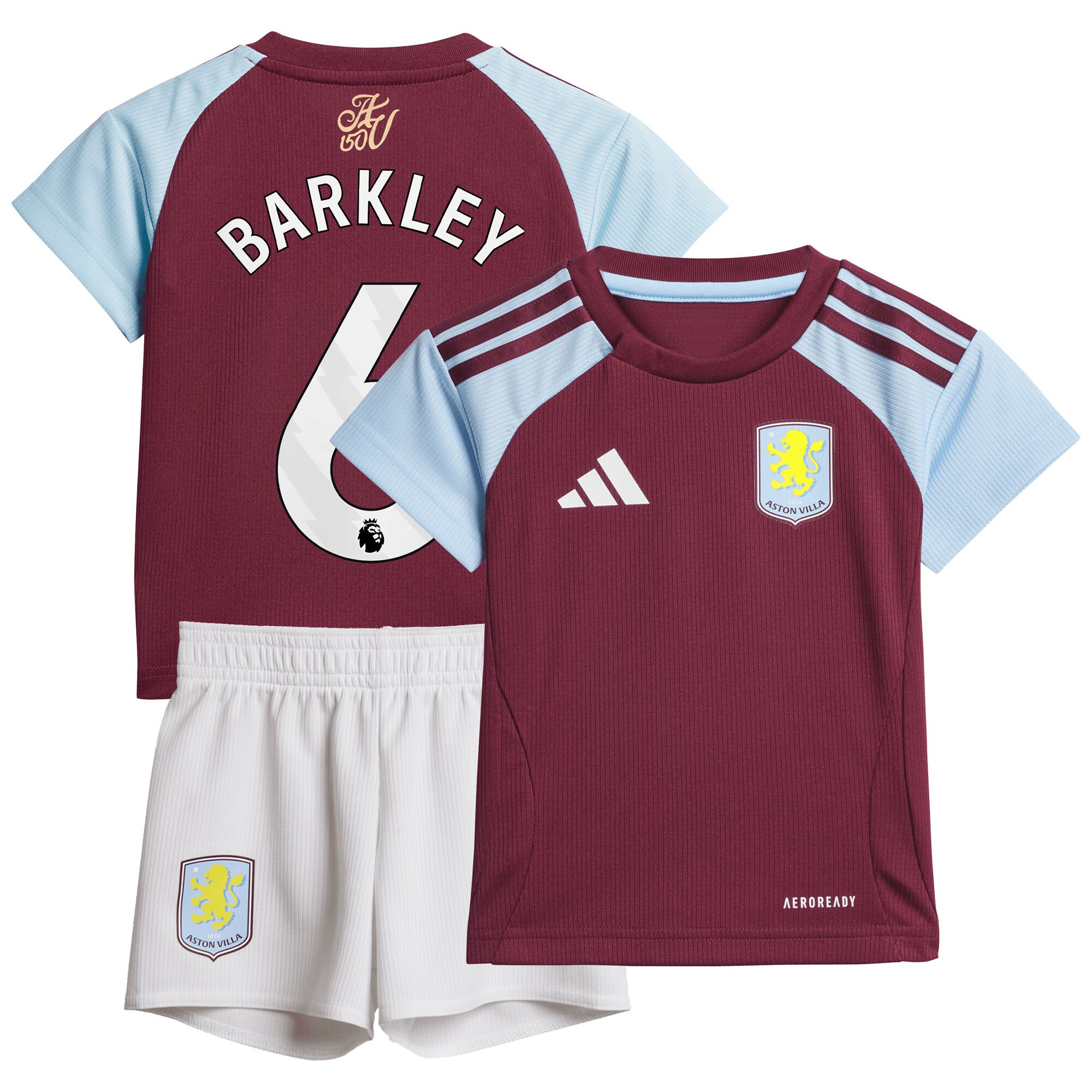 aston villa adidas home baby kit 2024-25 with barkley 6 printing Collection - Aston Villa Official Store