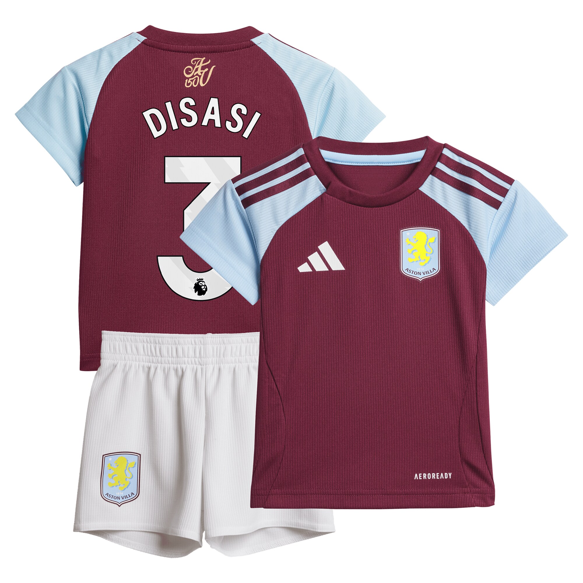 aston villa adidas home baby kit 2024-25 with disasi 3 printing Collection - Aston Villa Official Store