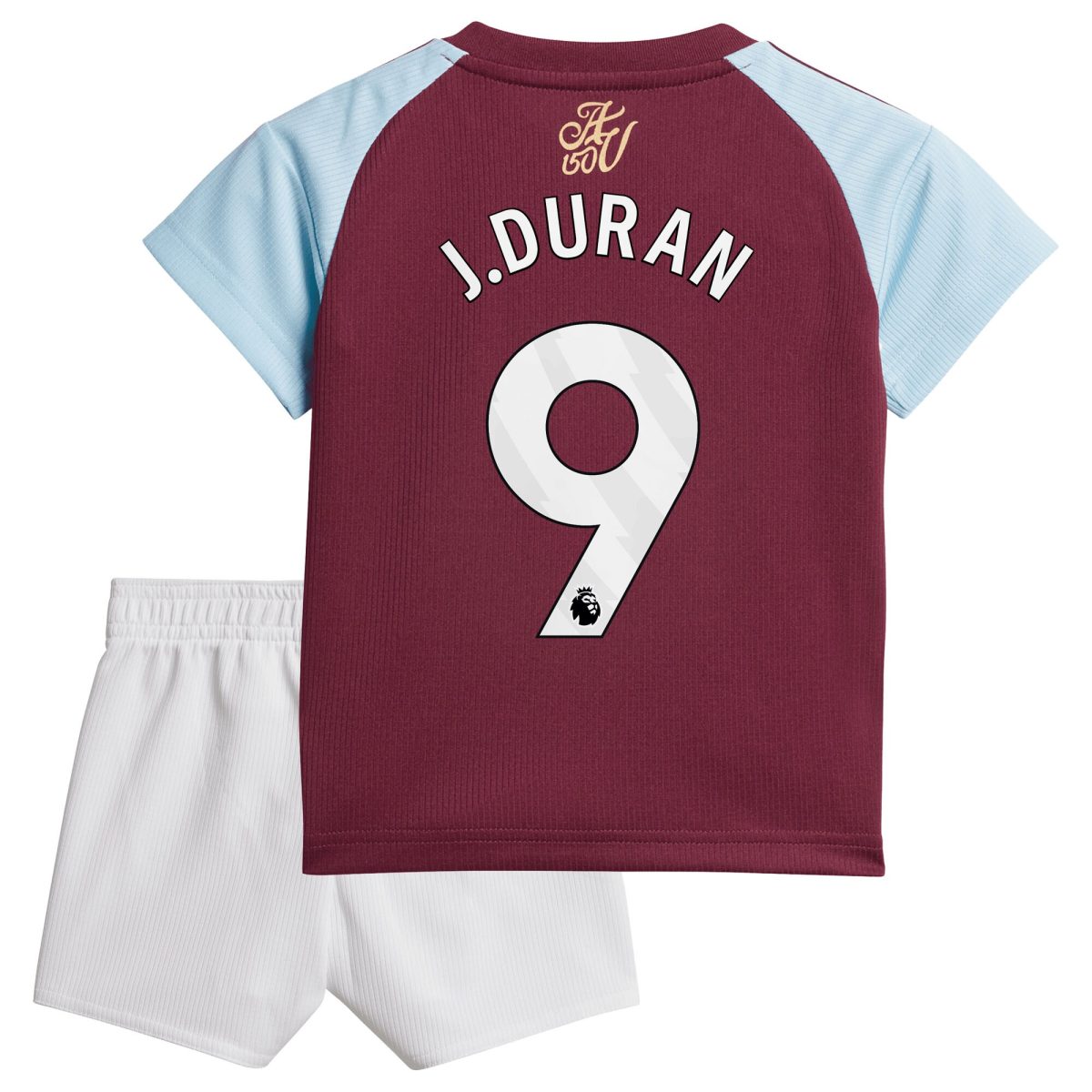 aston villa adidas home baby kit 2024-25 with j.duran 9 printing Collection - Aston Villa Official Store
