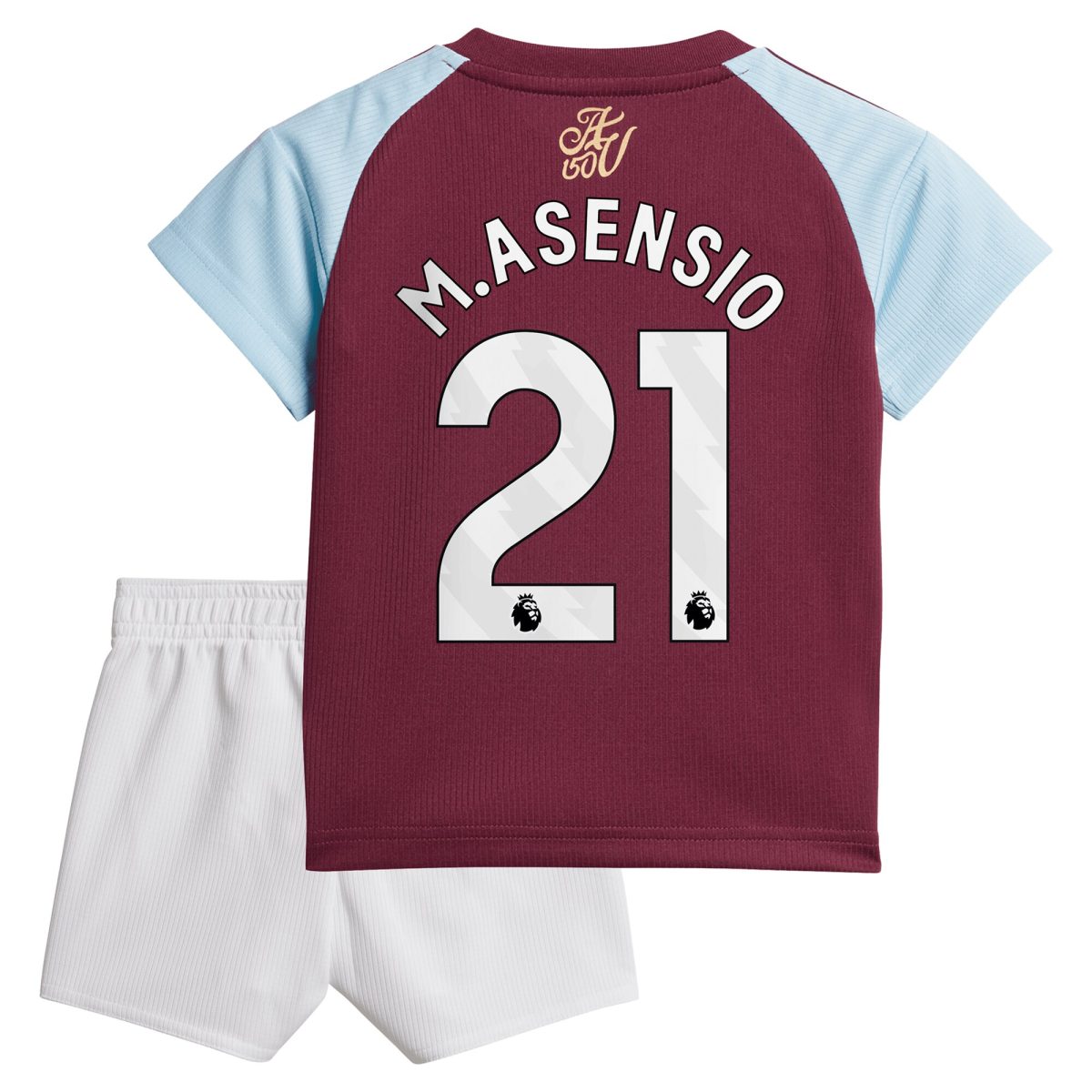 aston villa adidas home baby kit 2024-25 with m.asensio 21 printing Collection - Aston Villa Official Store