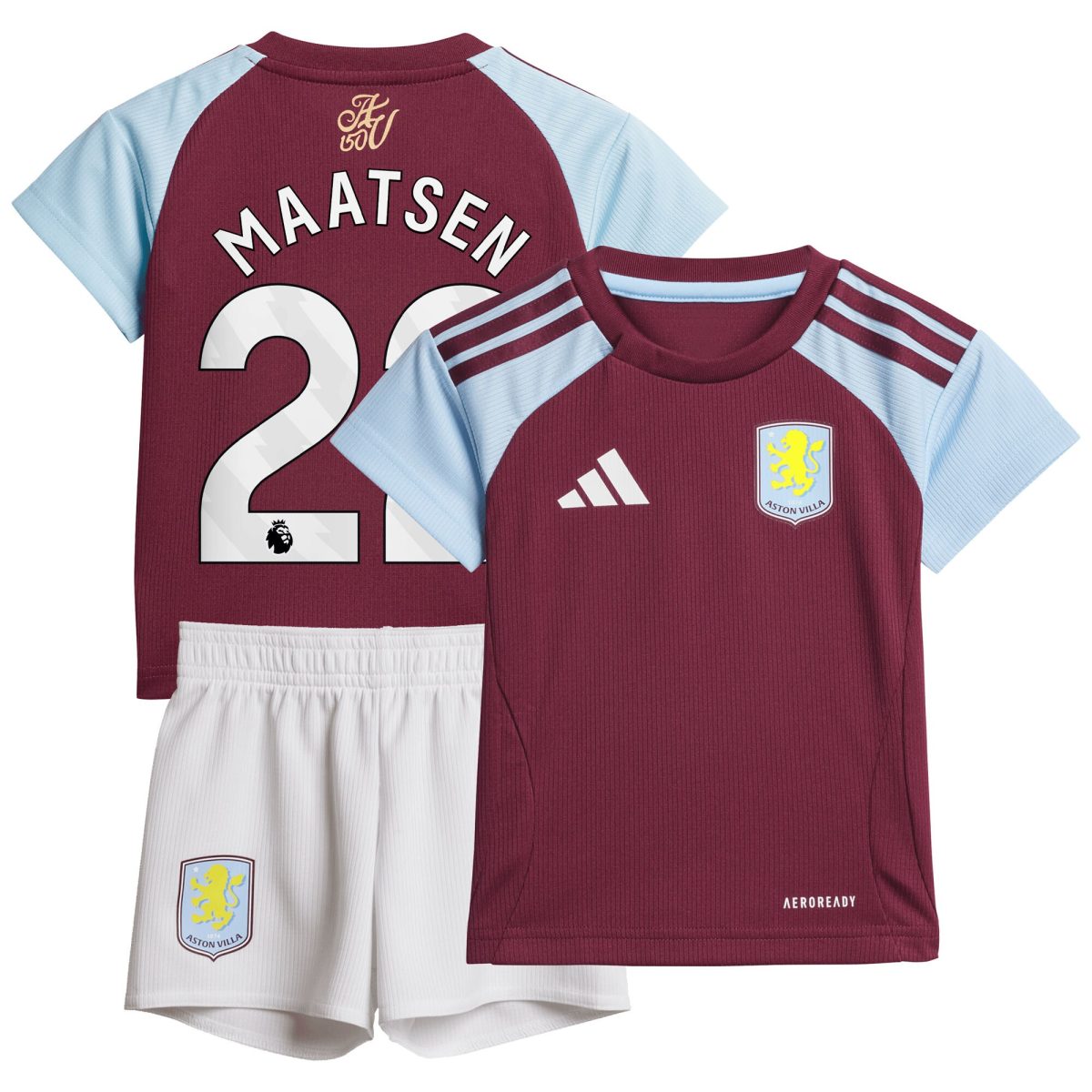 aston villa adidas home baby kit 2024-25 with maatsen 22 printing Collection - Aston Villa Official Store
