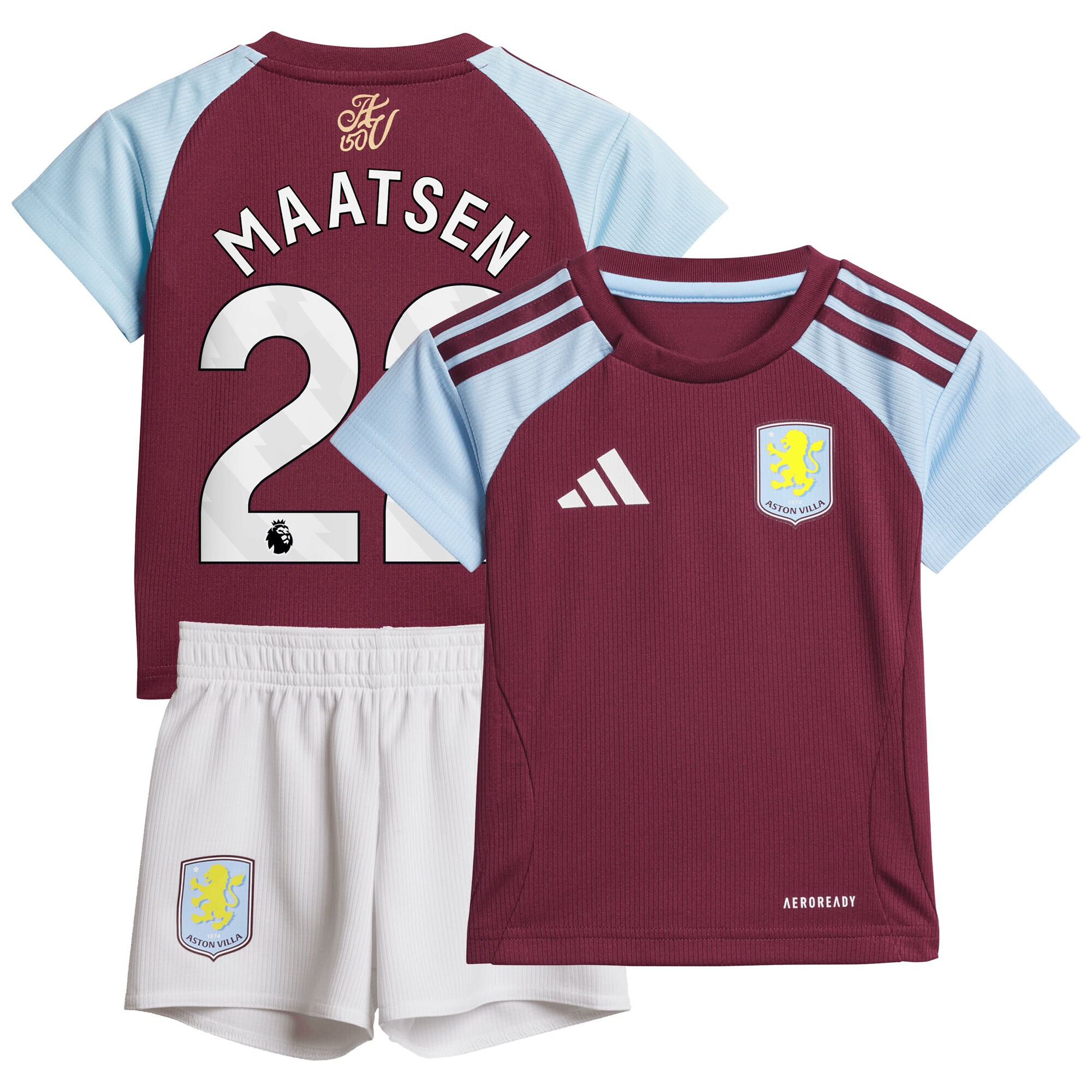 aston villa adidas home baby kit 2024-25 with maatsen 22 printing Collection - Aston Villa Official Store