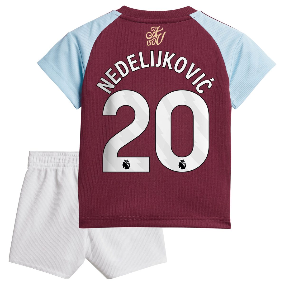 aston villa adidas home baby kit 2024-25 with nedeljković 20 printing Collection - Aston Villa Official Store