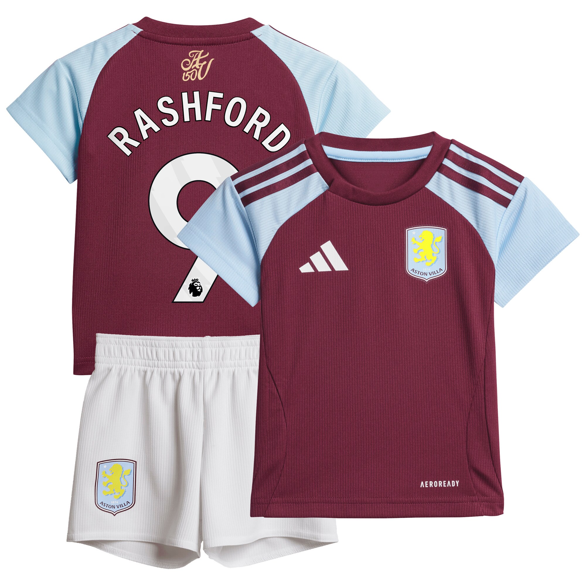 aston villa adidas home baby kit 2024-25 with rashford 9 printing Collection - Aston Villa Official Store