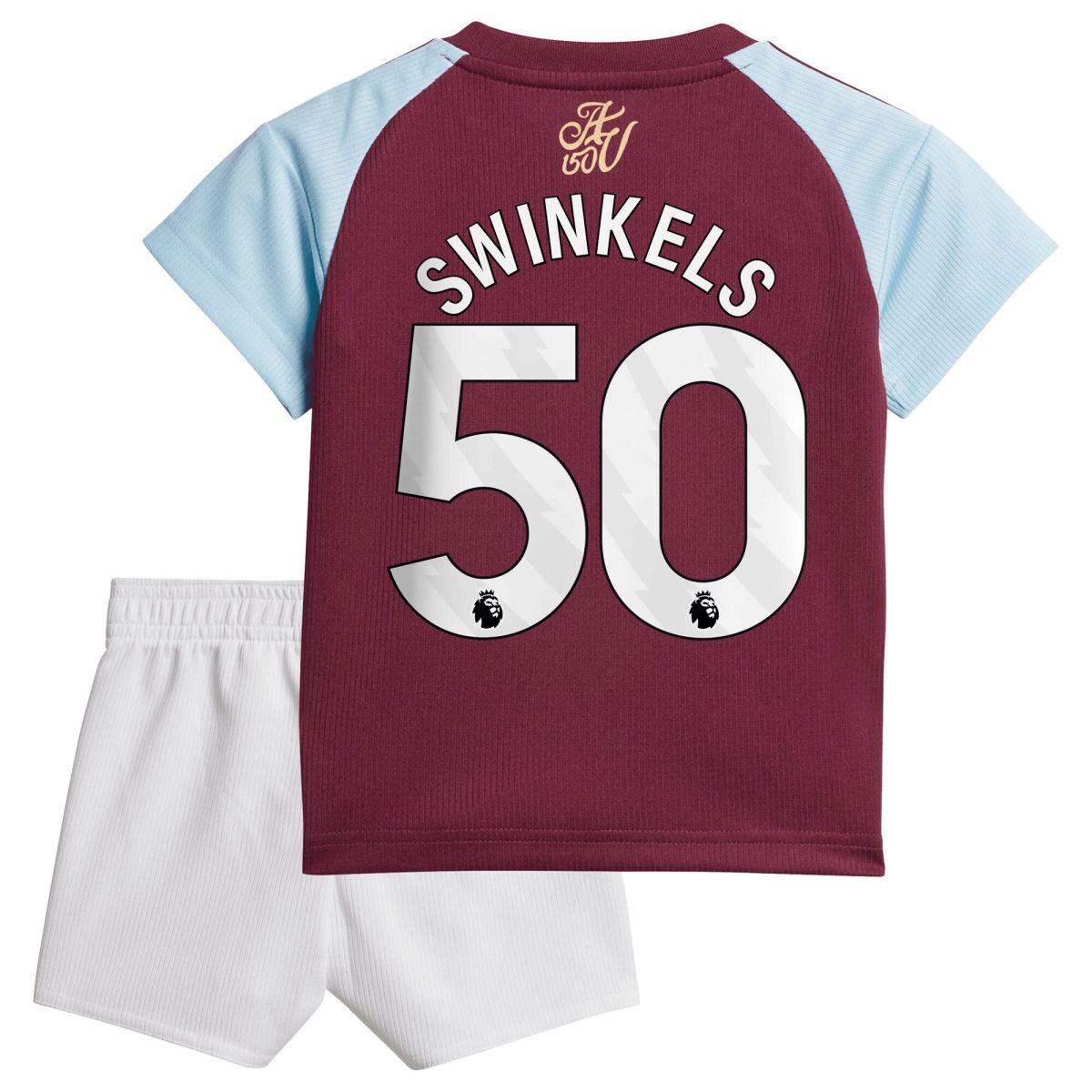 aston villa adidas home baby kit 2024-25 with swinkels 50 printing Collection - Aston Villa Official Store