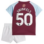 aston villa adidas home baby kit 2024-25 with swinkels 50 printing Collection - Aston Villa Official Store