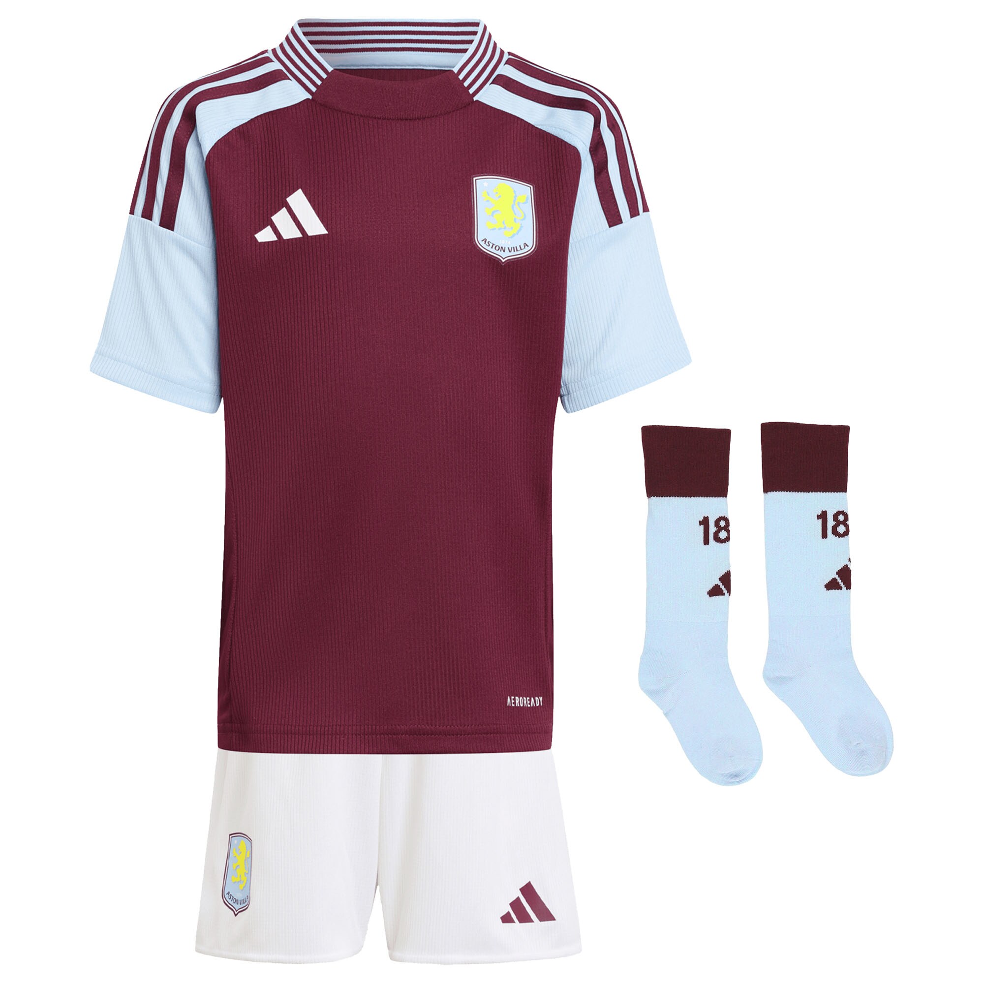 aston villa adidas home mini kit 2024-25 with barkley 6 printing Collection - Aston Villa Official Store
