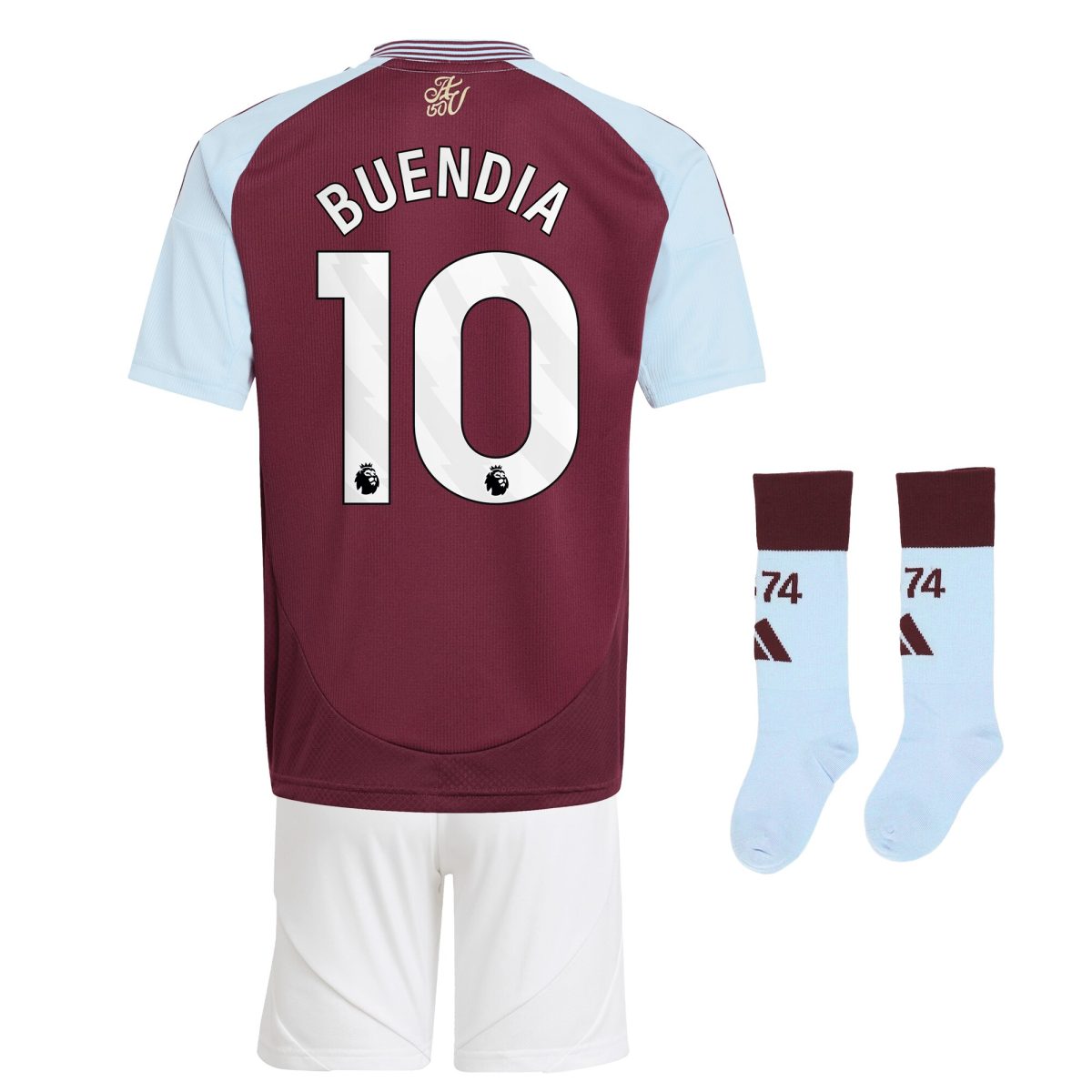 aston villa adidas home mini kit 2024-25 with buendia 10 printing Collection - Aston Villa Official Store