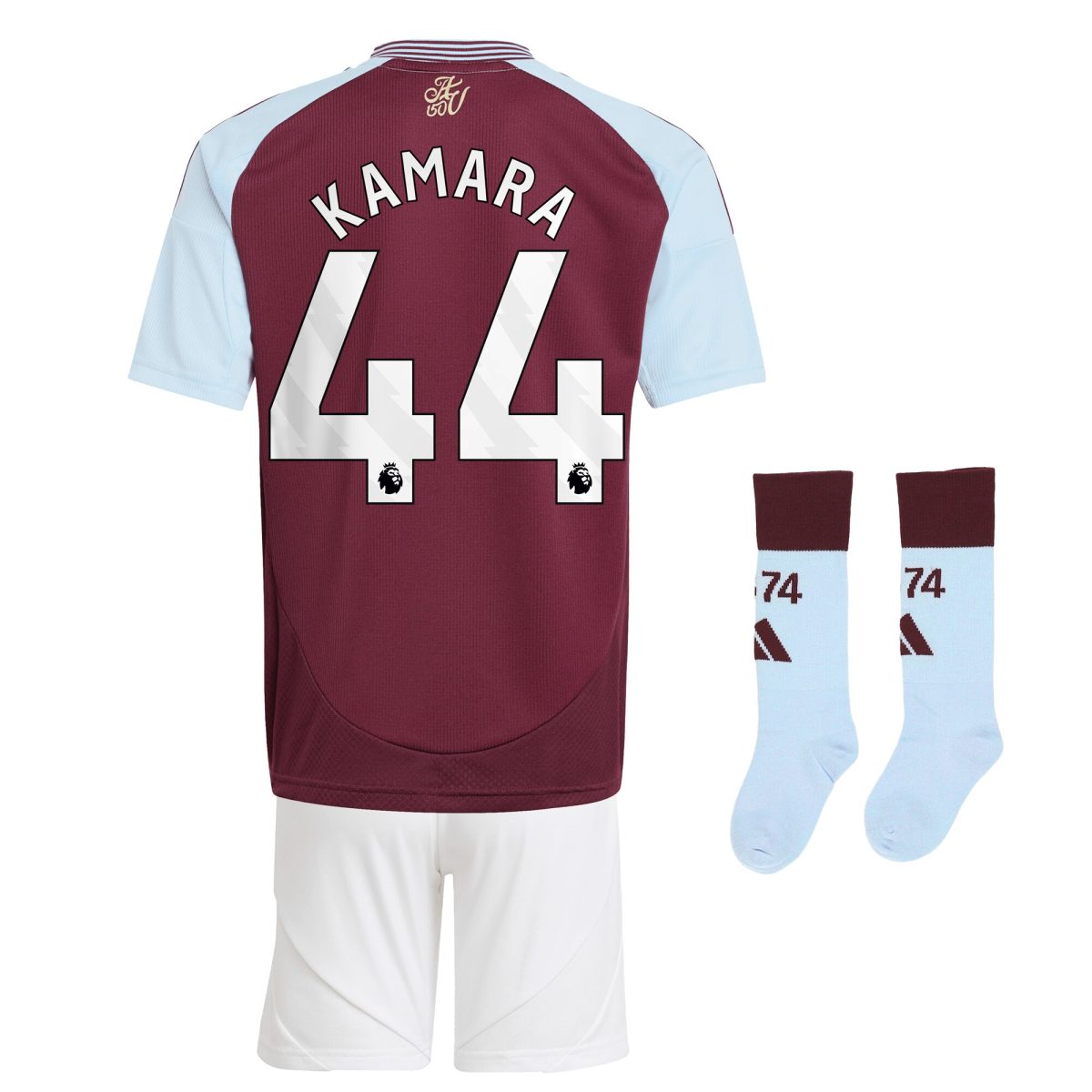 aston villa adidas home mini kit 2024-25 with kamara 44 printing Collection - Aston Villa Official Store