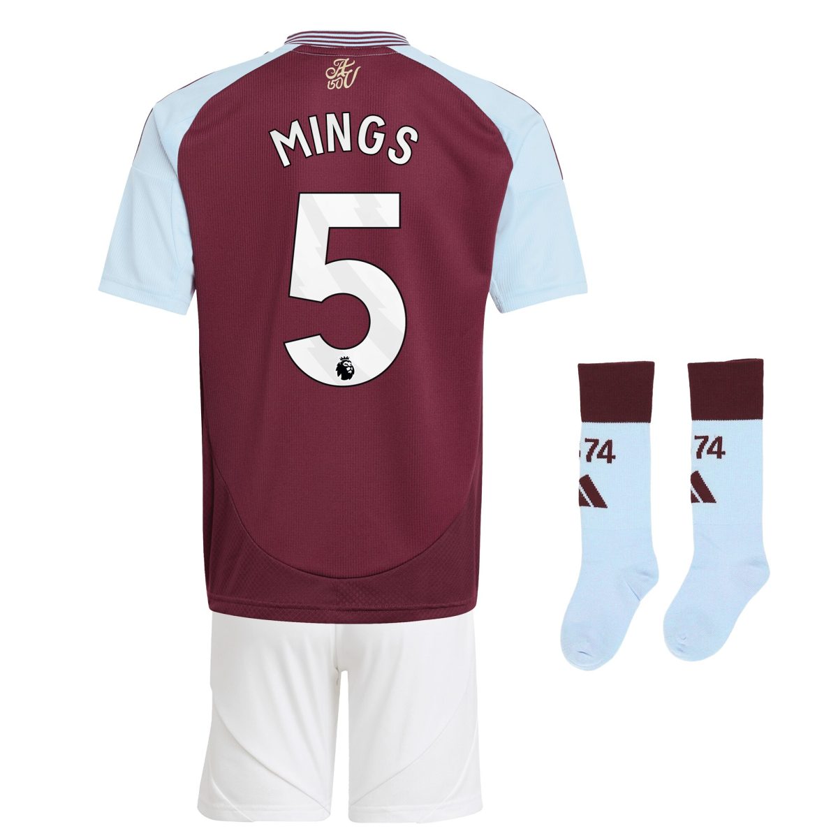 aston villa adidas home mini kit 2024-25 with mings 5 printing Collection - Aston Villa Official Store