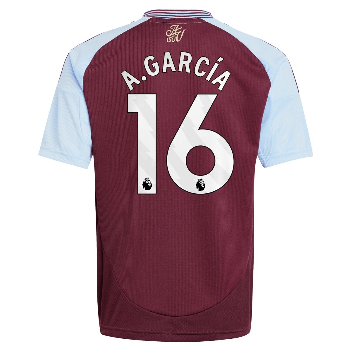 aston villa adidas home shirt 2024-25 – kids with a.garcía 16 printing Collection - Aston Villa Official Store