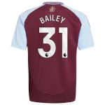 aston villa adidas home shirt 2024-25 – kids with bailey 31 printing Collection - Aston Villa Official Store