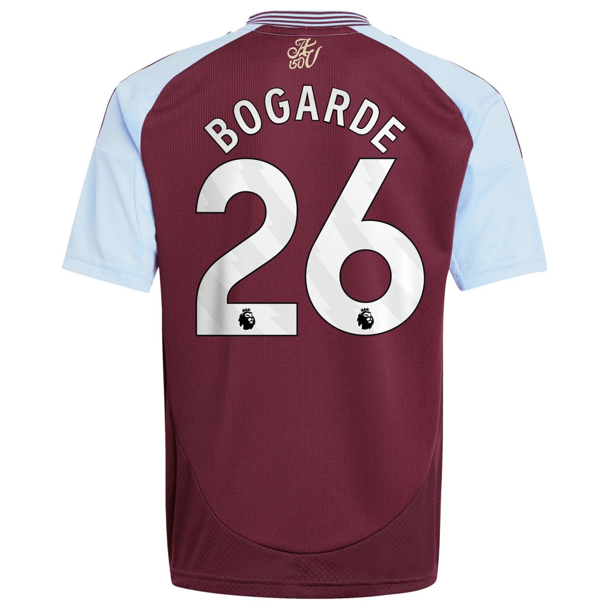 aston villa adidas home shirt 2024-25 – kids with bogarde 26 printing Collection - Aston Villa Official Store