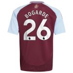 aston villa adidas home shirt 2024-25 – kids with bogarde 26 printing Collection - Aston Villa Official Store