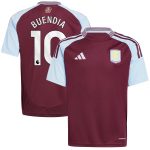 aston villa adidas home shirt 2024-25 – kids with buendia 10 printing Collection - Aston Villa Official Store