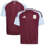 aston villa adidas home shirt 2024-25 – kids with custom printing Collection - Aston Villa Official Store