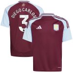 aston villa adidas home shirt 2024-25 – kids with diego carlos 3 printing Collection - Aston Villa Official Store