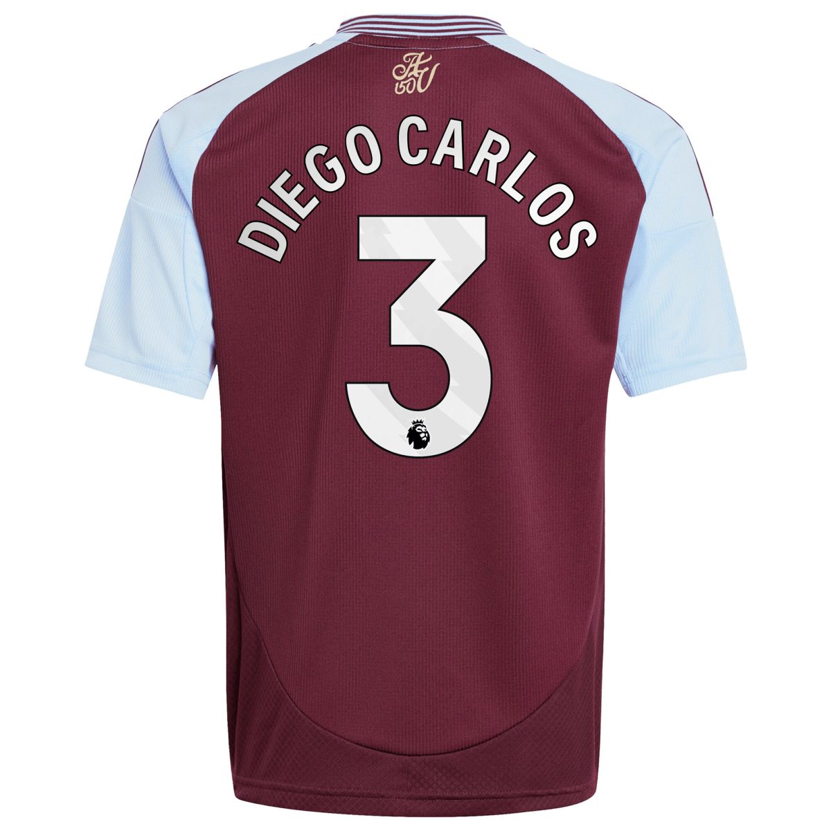 aston villa adidas home shirt 2024-25 – kids with diego carlos 3 printing Collection - Aston Villa Official Store