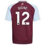 aston villa adidas home shirt 2024-25 – kids with digne 12 printing Collection - Aston Villa Official Store