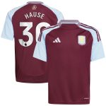 aston villa adidas home shirt 2024-25 – kids with hause 30 printing Collection - Aston Villa Official Store