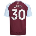 aston villa adidas home shirt 2024-25 – kids with hause 30 printing Collection - Aston Villa Official Store