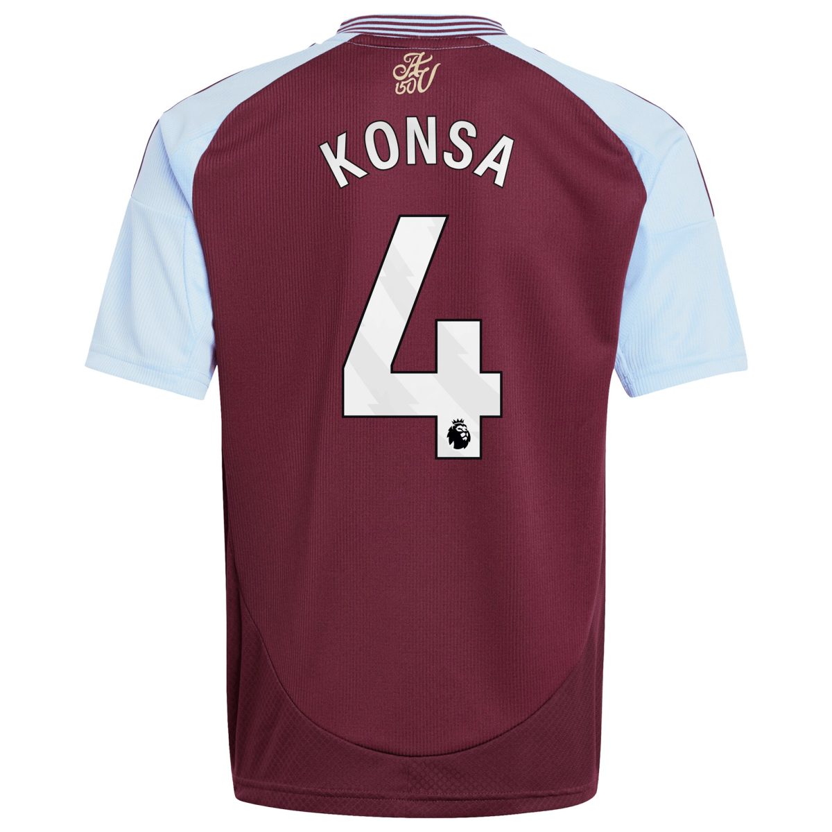 aston villa adidas home shirt 2024-25 – kids with konsa 4 printing Collection - Aston Villa Official Store