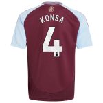 aston villa adidas home shirt 2024-25 – kids with konsa 4 printing Collection - Aston Villa Official Store