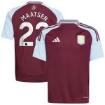 aston villa adidas home shirt 2024-25 – kids with maatsen 22 printing Collection - Aston Villa Official Store