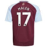 aston villa adidas home shirt 2024-25 – kids with malen 17 printing Collection - Aston Villa Official Store