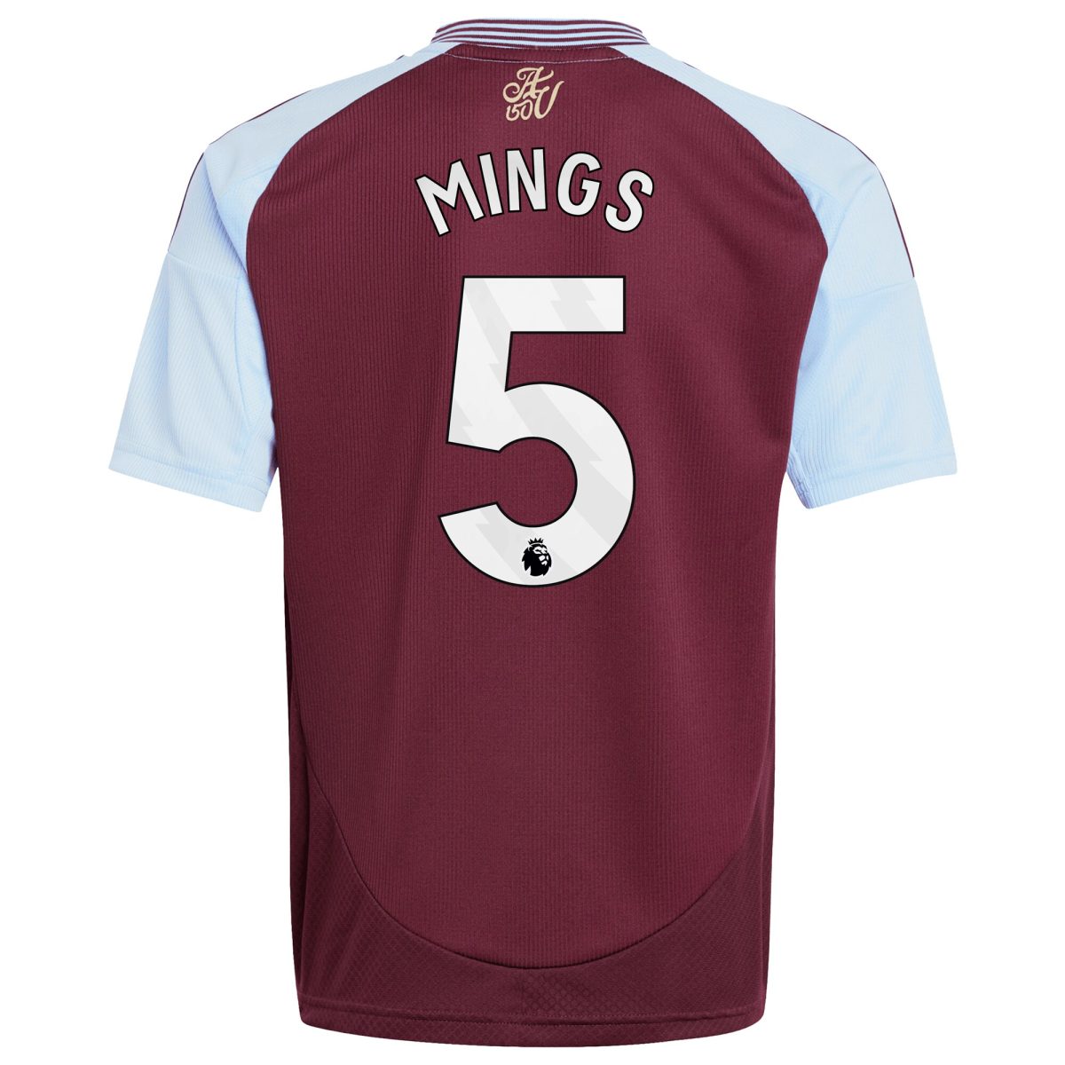 aston villa adidas home shirt 2024-25 – kids with mings 5 printing Collection - Aston Villa Official Store