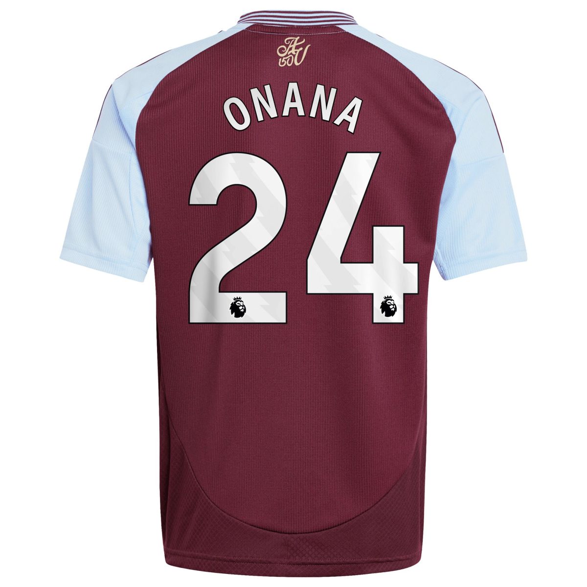aston villa adidas home shirt 2024-25 – kids with onana 24 printing Collection - Aston Villa Official Store
