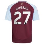 aston villa adidas home shirt 2024-25 – kids with rogers 27 printing Collection - Aston Villa Official Store