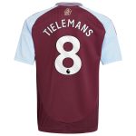 aston villa adidas home shirt 2024-25 – kids with tielemans 8 printing Collection - Aston Villa Official Store