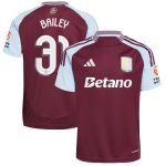 aston villa adidas home shirt 2024-25 with bailey 31 cup printing Collection - Aston Villa Official Store