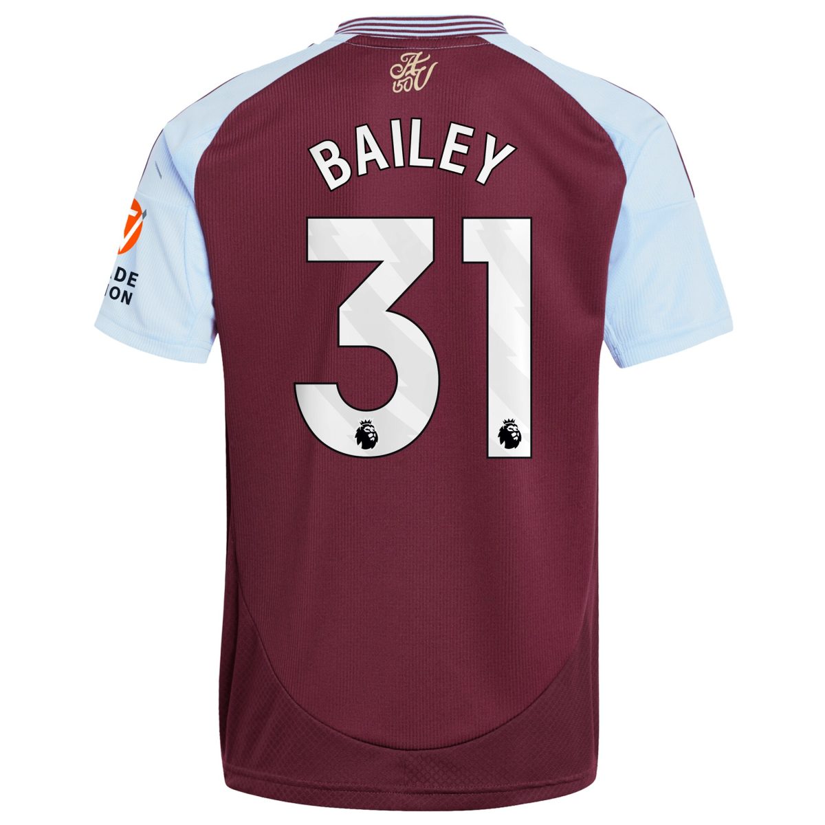 aston villa adidas home shirt 2024-25 with bailey 31 printing Collection - Aston Villa Official Store