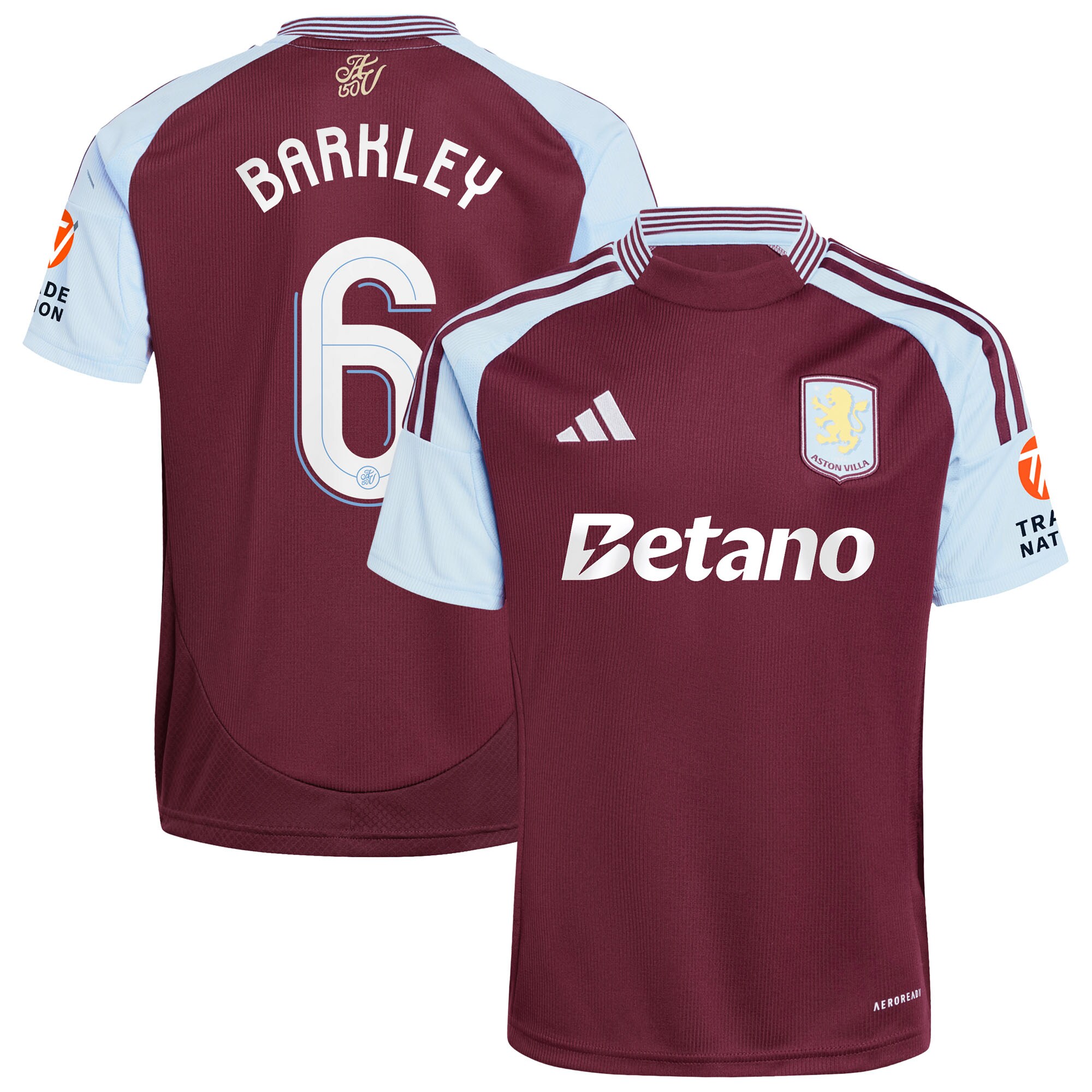 aston villa adidas home shirt 2024-25 with barkley 6 cup printing Collection - Aston Villa Official Store