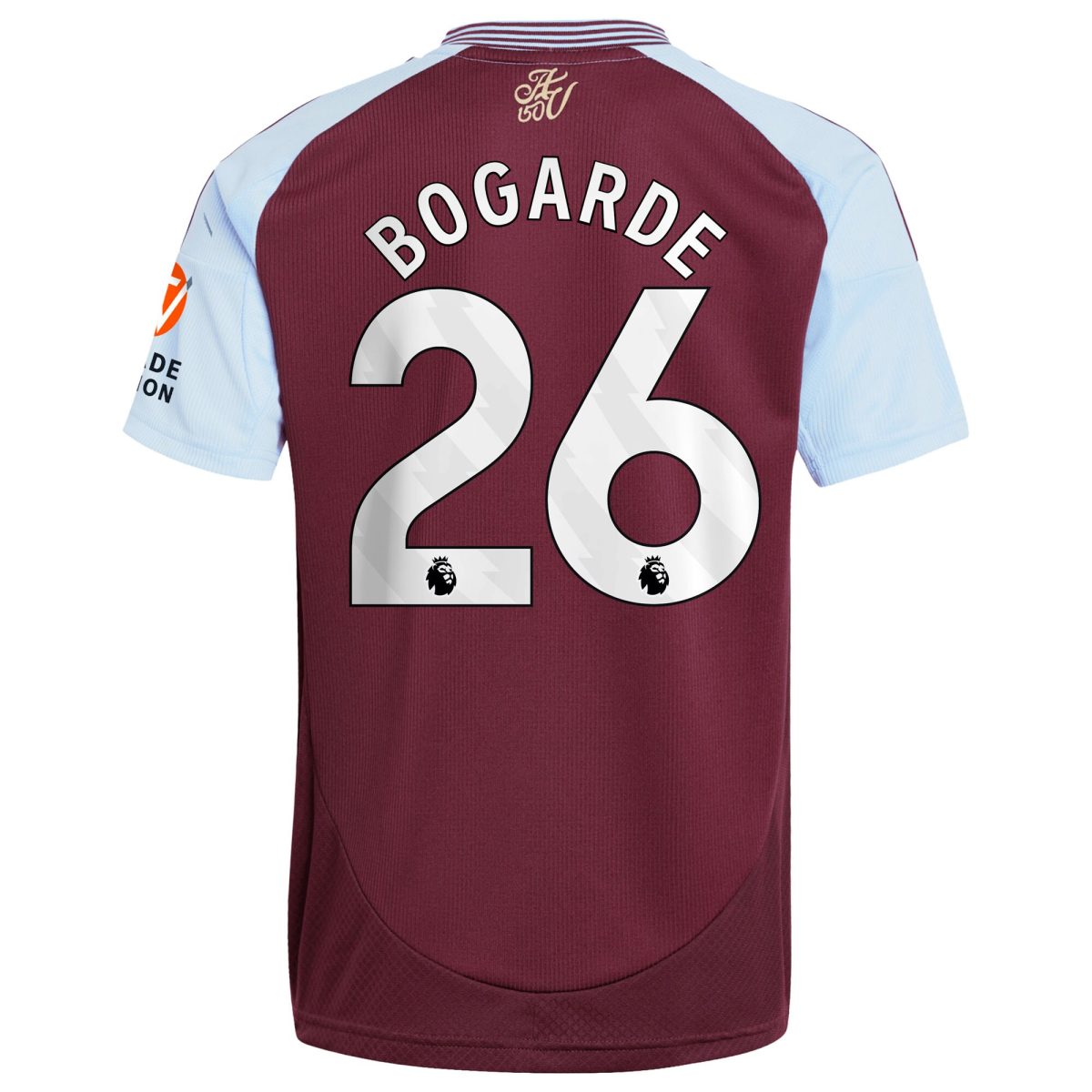 aston villa adidas home shirt 2024-25 with bogarde 26 printing Collection - Aston Villa Official Store