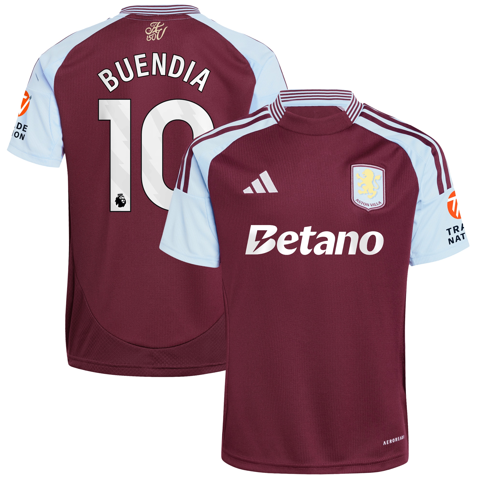 aston villa adidas home shirt 2024-25 with buendia 10 printing Collection - Aston Villa Official Store