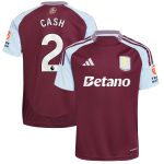 aston villa adidas home shirt 2024-25 with cash 2 printing Collection - Aston Villa Official Store