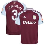 aston villa adidas home shirt 2024-25 with diego carlos 3 cup printing Collection - Aston Villa Official Store