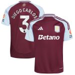 aston villa adidas home shirt 2024-25 with diego carlos 3 printing Collection - Aston Villa Official Store