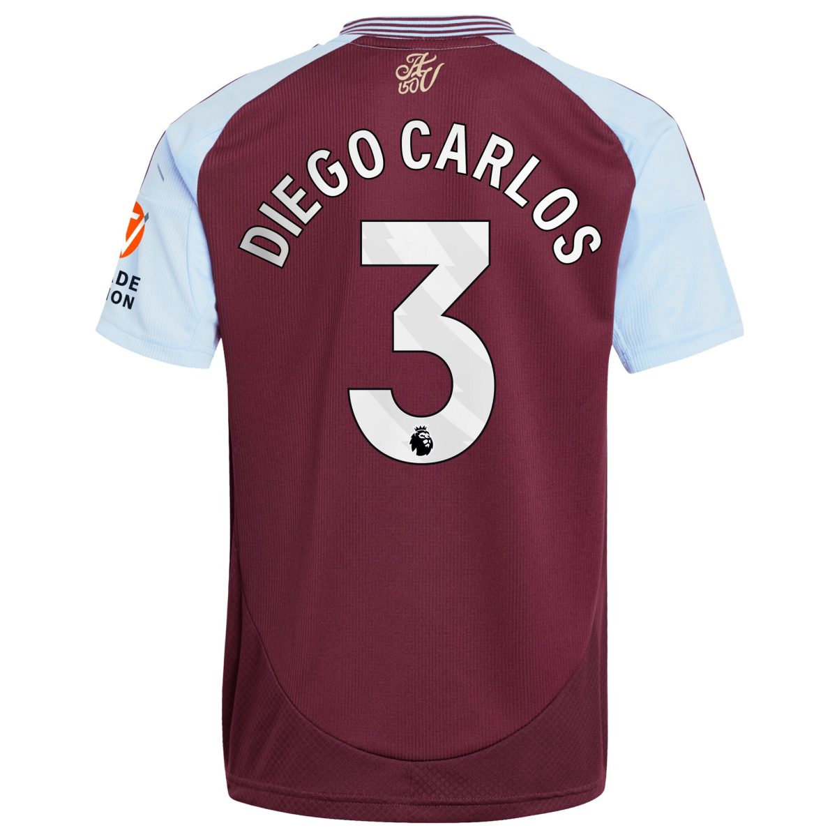 aston villa adidas home shirt 2024-25 with diego carlos 3 printing Collection - Aston Villa Official Store