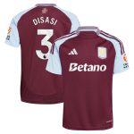 aston villa adidas home shirt 2024-25 with disasi 3 printing Collection - Aston Villa Official Store