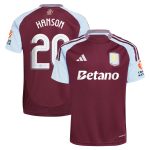 aston villa adidas home shirt 2024-25 with hanson 20 cup printing Collection - Aston Villa Official Store