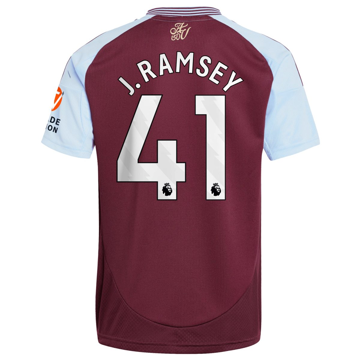 aston villa adidas home shirt 2024-25 with j. ramsey 41 printing Collection - Aston Villa Official Store