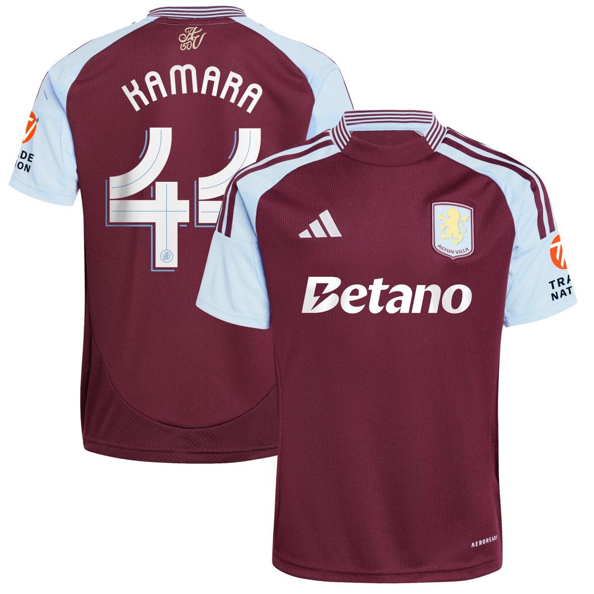 aston villa adidas home shirt 2024-25 with kamara 44 cup printing Collection - Aston Villa Official Store