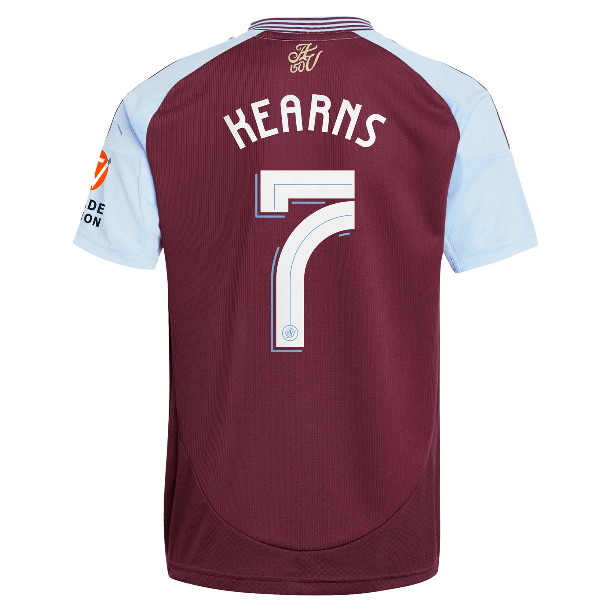 aston villa adidas home shirt 2024-25 with kearns 7 cup printing Collection - Aston Villa Official Store